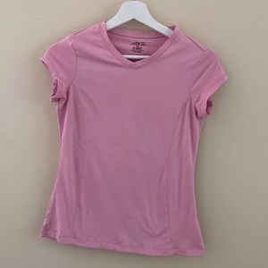 Pink workout top